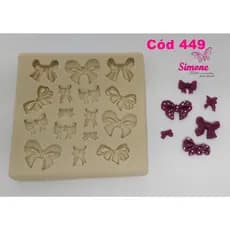 Molde de Silicone - Micro Lacinhos - cód 449