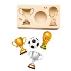 Molde de Silicone Esportes Campeão |  Para Artesanato Biscuit | Cód 2303