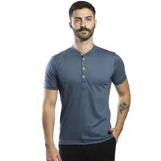 Camisa Henley Gola Padre Masculina