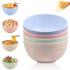 4 Tigelas Bowl Pote em Bambu Ecológico Sustentável 850ml