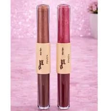 Baton Liquido e Gloss Labial Duo Lips Choco Fun Fenzza