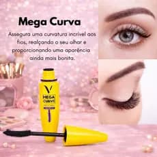 Máscara de Cílios Mega Curve Big Volume - Curvatura Intensa + Alongamento