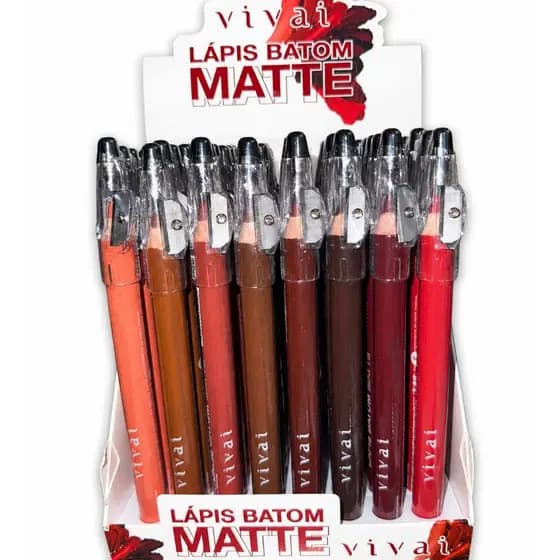 Lápis Batom Matte Contorno Labial - Vivai