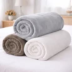 Kit 3 Cobertor Manta Casal Antialérgico Lisa e Estampada Toque Suave Aconchegante