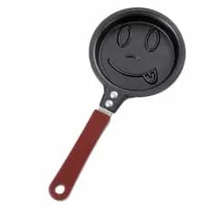Mini Frigideira Antiaderente Smiley – Frigideira Divertida para Ovos, Panquecas e Café da Manhã
