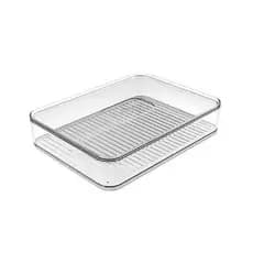 Porta Frios Clear Natural Organizador de Geladeira Resistente Transparente Ou