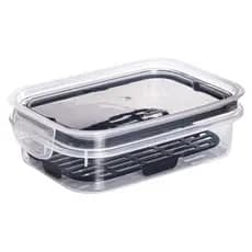 Pote Hermético Com Escorredor 500ml Retangular Plasutil