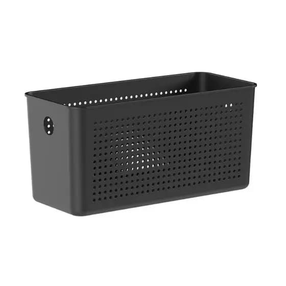 Caixa Cesto Organizadora Lavanderia Organização Multiuso Armário Cozinha Bancada 27x12x13 cm 4,2L