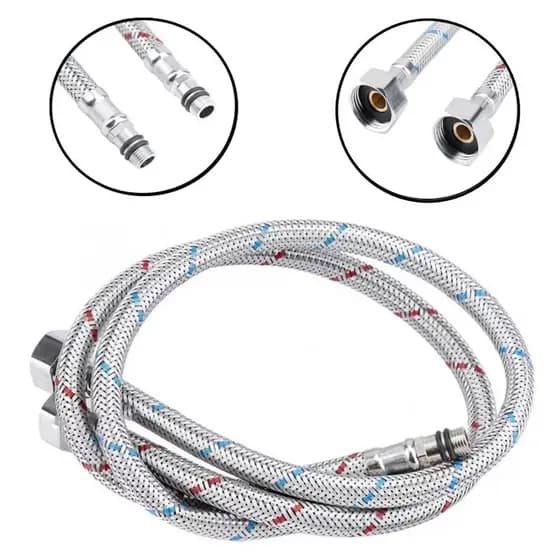 Engate Mangueiras Flexível Misturador Monocomando Torneira  45 Cm/60CM (1 Par)