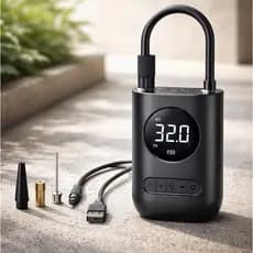 Mini Compressor De Ar Inflador Portátil Carro Moto Bicicleta Bomba Pneu Digital Sem Fio Emergencia