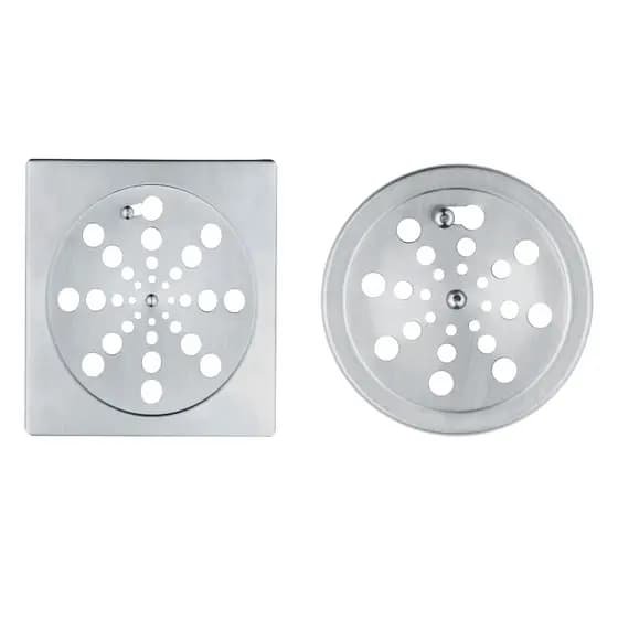 Ralo Tampa Grelha 9.4x9.4 ,10 x 10 e 15x15 INOX Quadrada Redondo Abre e Fecha Aço Inox Rotativo
