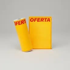Rolo Cartaz Oferta 59x49cm Papel Couchê para Supermercado Hortifrute Açougue Padaria 4kg