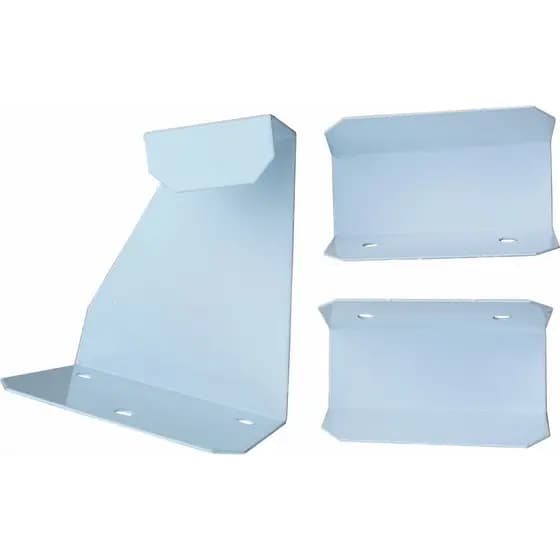 Suporte De Parede Horizontal Para Bike Mtb Ou Speed 3v Bike Branco