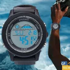Relógio Digital Masculino 50M À Prova D Água Original Multifuncional Com Led Alarme Cronômetro