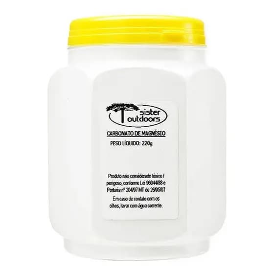 Carbonato de Magnésio 220g Sister Outdoors