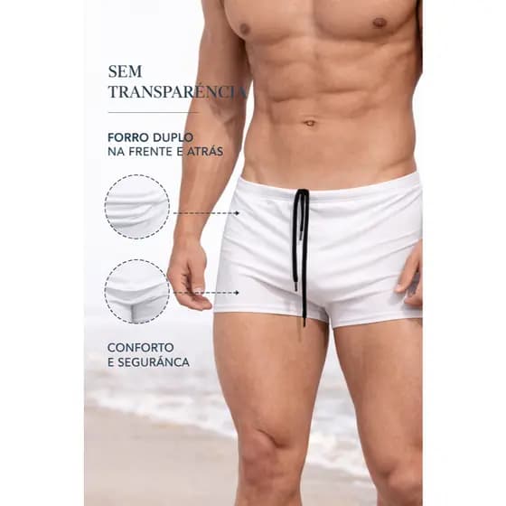 Sunga Boxer Masculina Premium | Conforto Total + Proteção UV