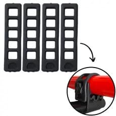 4 Presilhas De Alça De Borracha Para Transbike/suporte Bike