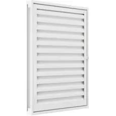 Alçapão Ventilado Arejado Portinhola Telhado Laje Porta Gás Aço Branco Preto 3 Medidas