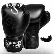Luva de Boxe Muay Thai Kickboxing + Protetor Bucal - Treino Feminino