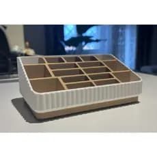 Porta Maquiagem Organizador De Maquiagem Cosméticos MultiFuncional Com Divisórias Para as Maquiagens