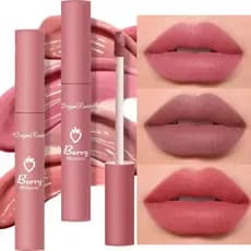 Nude Matte Lip Gloss 12 Cores Batom De Veludo De Longa Duração À Prova D'água Não-Desbotamento Antiaderente Copo Batons