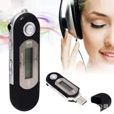 Suporte Para Mini MP3 Player 32G TF Card Flash Drive 32G Leitor De Música LCD Leve Com Conector De Áudio De 3 5mm Controle De Um Dedo Casa