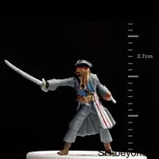 Estatuetas Em Miniatura Figuras De Pirata Festa Favor E Prêmio Ornamento 1/64 Ação Presente De Aniversário Modelos De Tr
