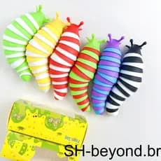 Safe Slug Caterpillar Worm Fidget Play Sem Preocupações Stress Reliever Toys Toy