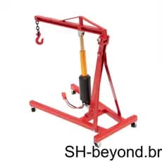 Cabide De Guindaste De Motor RC Escala 1/10 TRX4 Vermelho Para Decorações Acessório De Macacos