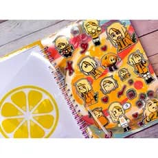 Cartela de adesivo Linn - Mundo Torajo -Stickers
