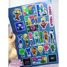 Novo modelo Cartela adesivo Mundo Torajo- stickers