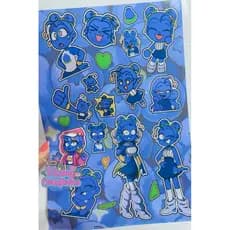 Cartela de adesivos Zulmi 🫐- Mundo Torajo- stickers