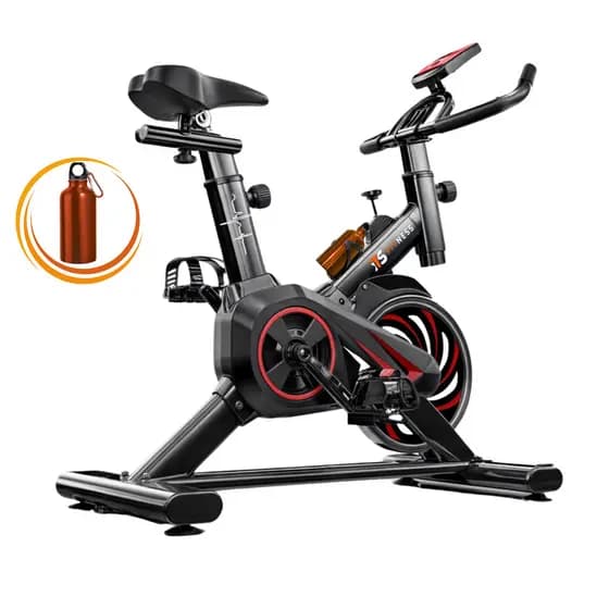 Bicicleta Spinning Ergométrica Semi Profissional Bike Preta Volante 8kg Resistência Mecânica