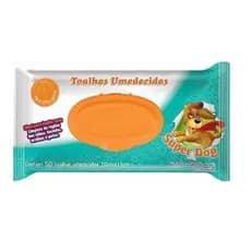 Lenço Umidecido para Pet - Tolha Umedecida Super Dog 50 unid
