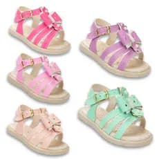Sandalia menina bebe infantil super confortavel linha premium 16 ao 22 /801