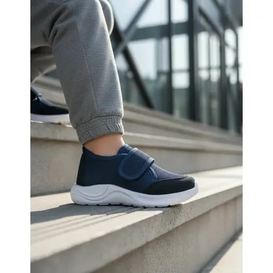 Tênis Infantil Ação Sport Kids Colegial Calce Fácil De Ponta menino masculino escola infaltil velcro 20 ao 27 /275