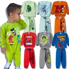 Kit 6 Peças Conjuntos Moletom Masculino Infantil Inverno -  3 Casacos + 3 Calças Menino