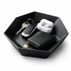 Organizador de Mesa Porta Chave Porta Treco Bandeja Decorativa Multiuso Casa Escritório