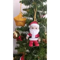 Papai Noel Flexível Enfeite de Natal