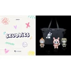 Skubbies Monstrinho Colecionável Acessório para Bolsa Chaveiro