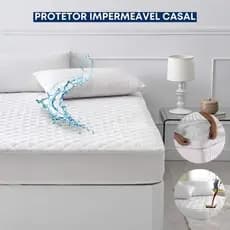 Protetor Colchão Casal Padrão Matelado Impermeável Antialérgico Antiácaro Suave Resistente Premium