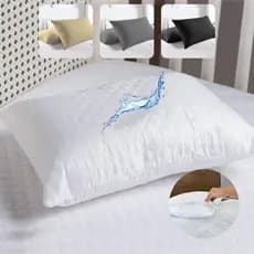 Capa Travesseiro Impermeável 70x50cm Fronha Matelado Protetor Antialérgico Antiácaro Macio Premium