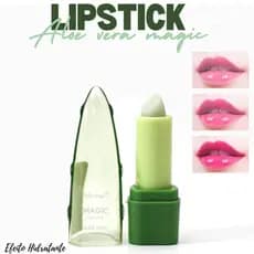 Batom Mágico Balm Lips-tick Aloe Vera Ação Hidratante Muda a Cor Ph/Temperatura Dos Lábios Maquiagem - Belle Angel