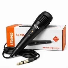Microfone profissional dinâmico com fio original LELONG LE-905 / B-MAX adequado para cantar, falar