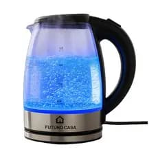 Jarra Chaleira Elétrica De Vidro 1,8 Litros Bule 220v Luz Led 1500W Potência
