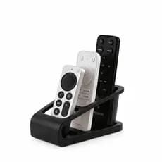 Porta Controle Remoto Triplo Organizador Mesa Suporte TV Rack TV Ar Streaming Sala Escritório