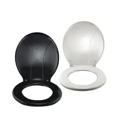 Tampa de Vaso Universal Assento Sanitário Master Compatível com Todos os Vasos Preto ou Branco