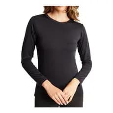 Blusa Térmica Manga Longa Feminina Peluciada Inverno Quentinha