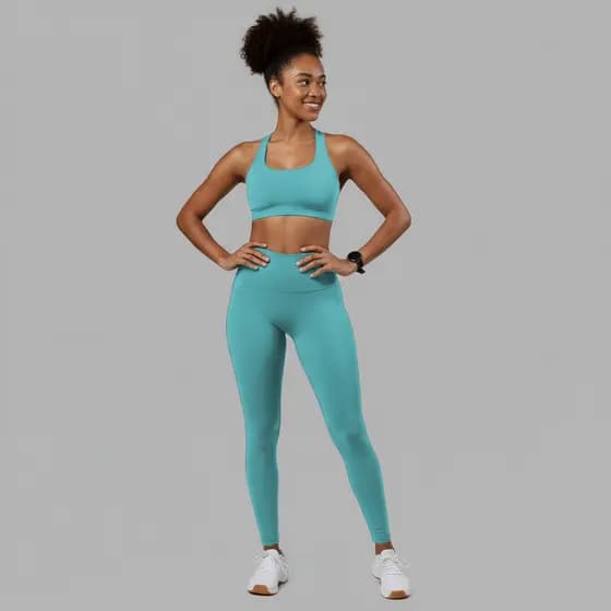 Conjunto Legging Calça Top Fitness Academia Treino Blackout
