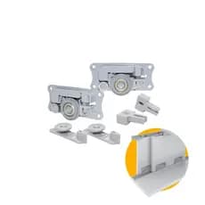 Kit Sistema Para Porta de Correr Ro46 1 Kit Rometal